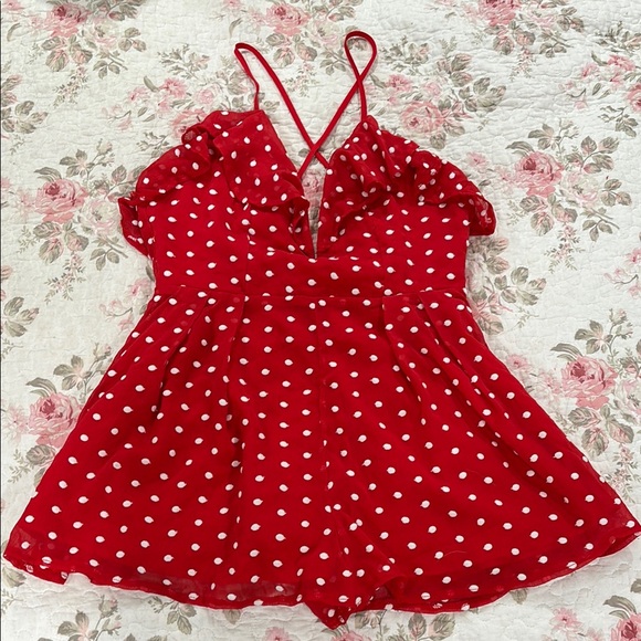Polka Dot Romper - Picture 9 of 10